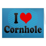 I love Cornhole Card