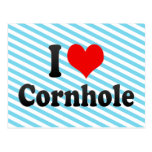 I love Cornhole Post Card
