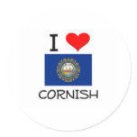 I Love Cornish New Hampshire Sticker