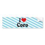 I Love Coro, Venezuela Bumper Stickers