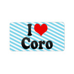 I Love Coro, Venezuela labels