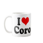 I Love Coro, Venezuela mugs