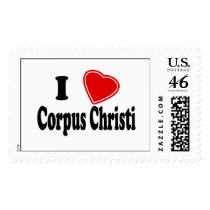 I Love Corpus Christi Stamp