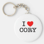 I Love Cory Key Chain