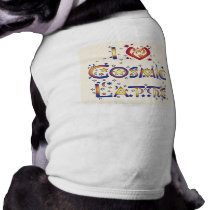 I Love Cosmic Latte pet clothing by Sensato I Love Cosmic Latte pet clothing
