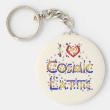 I Love Cosmic Latte Key Chain
