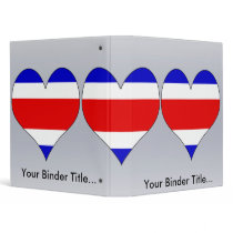 I Love Costa Rica Binders