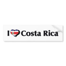 Costa Rica Bumper Stickers