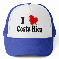 I Love Costa Rica hats
