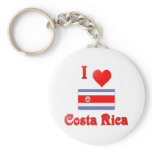 I Love Costa Rica Keychains