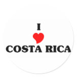I Love Costa Rica Stickers