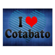 I Love Cotabato, Philippines Postcard