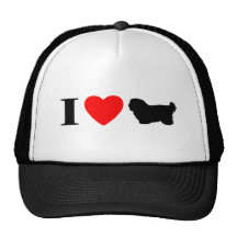 I Love Cotons de Tulear Hat