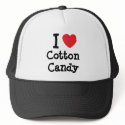 I love Cotton Candy heart T-Shirt hat