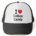 I love Cotton Candy heart T-Shirt hats