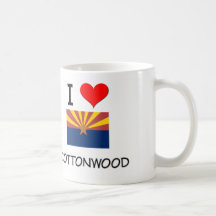 I Love COTTONWOOD Arizona Coffee Mug