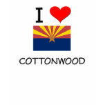 I Love COTTONWOOD Arizona t-shirts