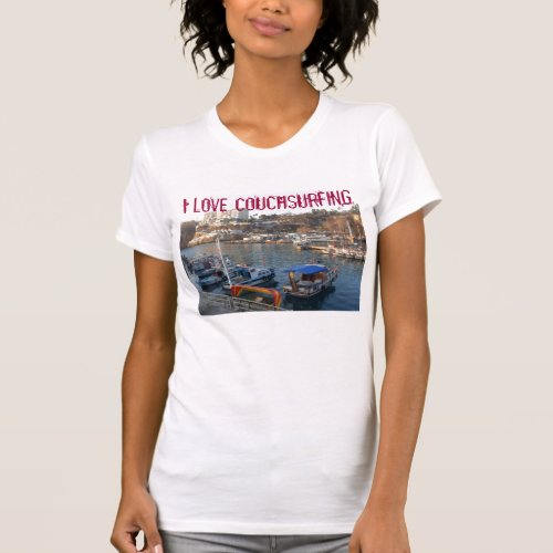 I LOVE COUCHSURFING shirt
