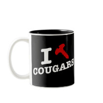 I love cougars - cougar hunter mugs