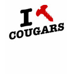 I love cougars - cougar hunter tee shirts