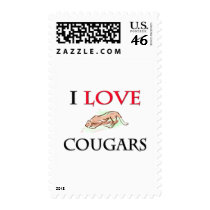 I Love Cougars postage by tshirtshirts I Love Cougars postage