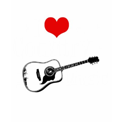 I Love Country Music t-shirts