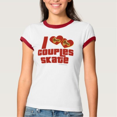 I love couples skate t-shirt by Anotherfort