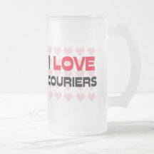 I LOVE COURIERS COFFEE MUG