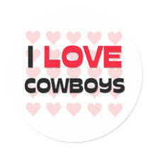 I LOVE COWBOYS stickers by professions I LOVE COWBOYS stickers
