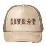 I Love Cowboys Western Trucker Hat