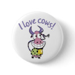 I love Cows! buttons