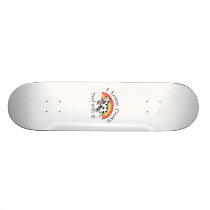 I love cows deal with it custom skateboard