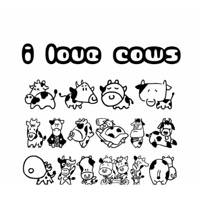 I Love Cows T-Shirt