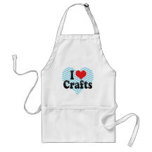 I Love Crafts Apron