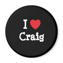 I love Craig heart custom personalized magnets by funnycustomtshirts I love Craig heart custom personalized magnets