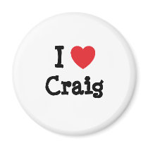 I love Craig heart custom personalized magnets by funnycustomtshirts I love Craig heart custom personalized magnets