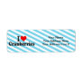 I Love Cranberries Return Address Labels