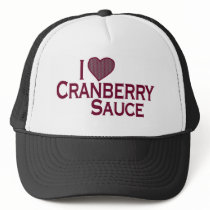 I Love Cranberry Sauce Hats