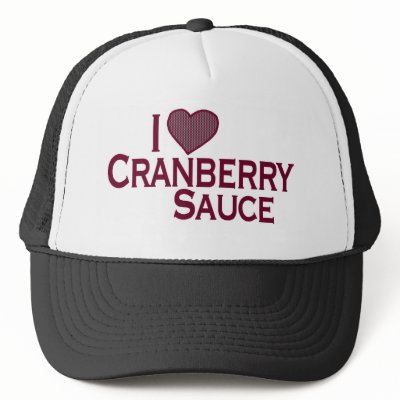 I Love Cranberry Sauce Hats by worldsfair