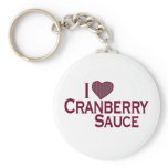 I Love Cranberry Sauce Keychains I Love Cranberry Sauce Keychains