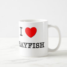 I Love CRAYFISH ( food ) Mugs