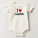 I love Crayfish heart T-Shirt by funnycustomtshirts I love Crayfish heart T-Shirt