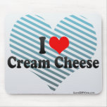 I Love Cream Cheese Mouse Pad