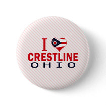 I love Crestline, Ohio Pins