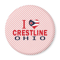 I love Crestline, Ohio Fridge Magnets