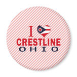 I love Crestline, Ohio Fridge Magnets