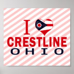 I love Crestline, Ohio Print