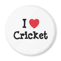 I love Cricket heart custom personalized magnets by funnycustomtshirts I love Cricket heart custom personalized magnets