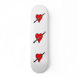 I Love Cricket Heart Skateboards