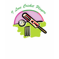 I Love Cricket Players Tshirts